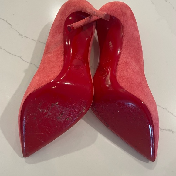 Pink suede Christian Louboutin’s! - Picture 5 of 6